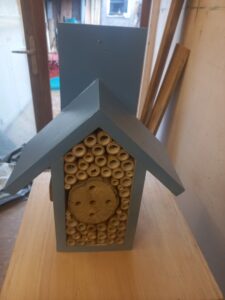 Bug hotel made by Duncan Devine