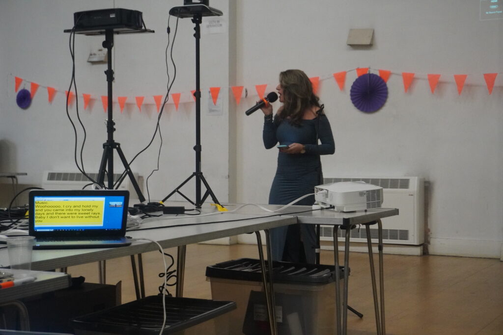 Jo Butler singing