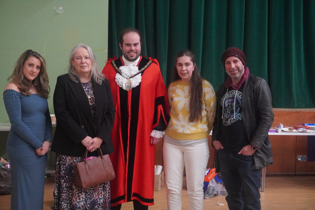 Deputy Mayor and Mayoress with some of this year's performers
