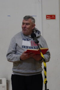 Lloyd Page doing jokes