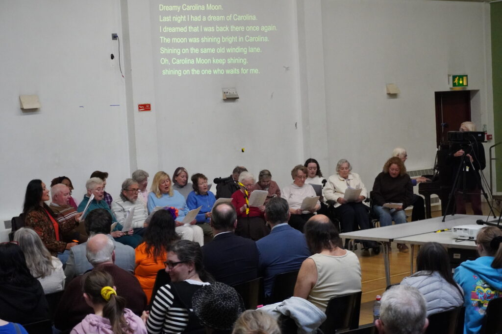 Age UK Bromley and Greenwich Memory Singers performing