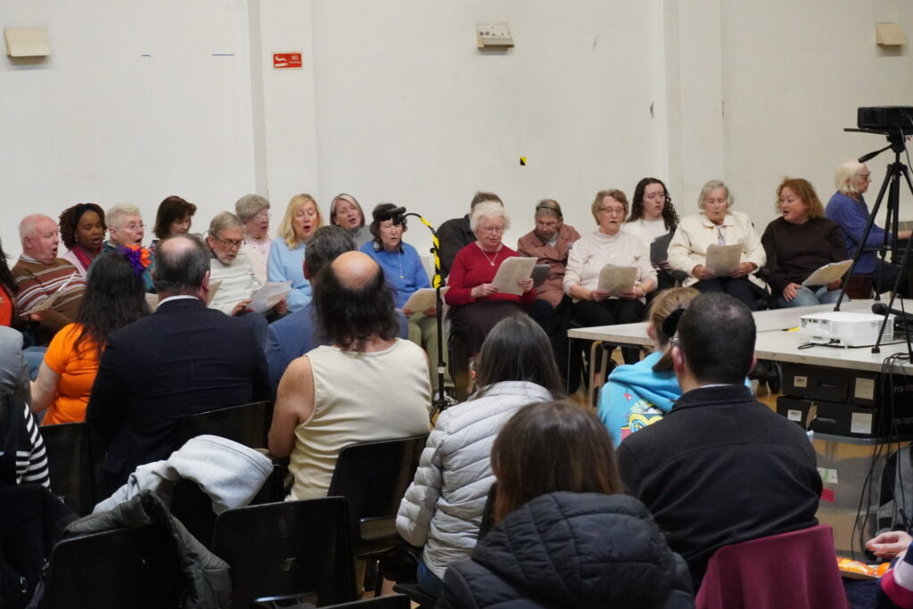 Age UK Bromley and Greenwich Memory Singers performing